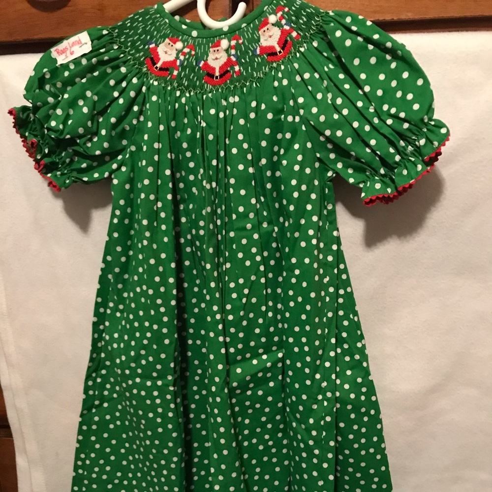 Christmastime Smocked Dress